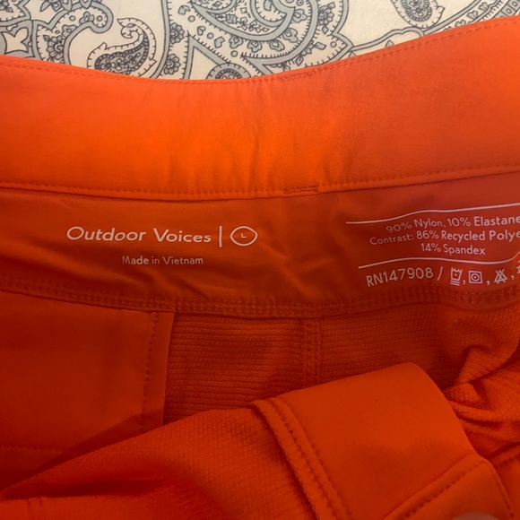 Outdoor Voices Rectrek Skirt in Hibiscus sz Large - Picture 4 of 4